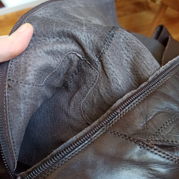 Cowgirl Boots Made In Italy Brown Leather EU 40 - Picture 8 of 12